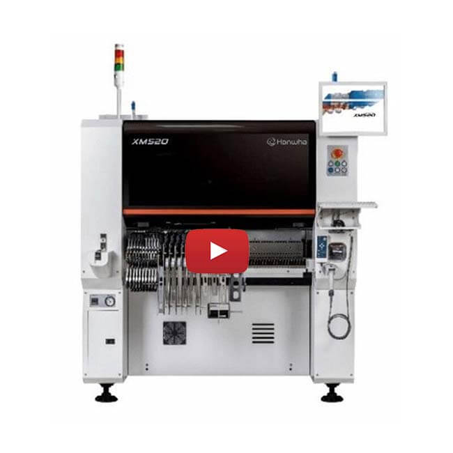  Hanwha XM520 Pick and Place Machine  