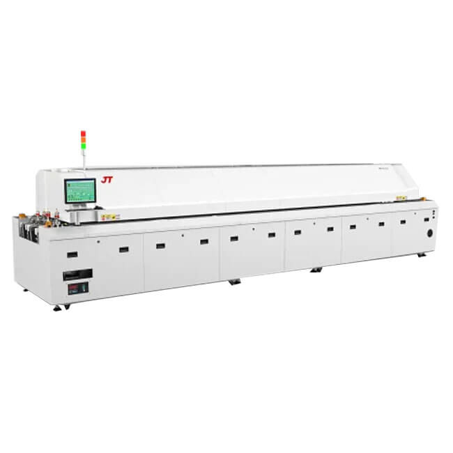 JT MFO-800/MFO-800-N 8 heating zones Lead-Free Hot Air Reflow Oven