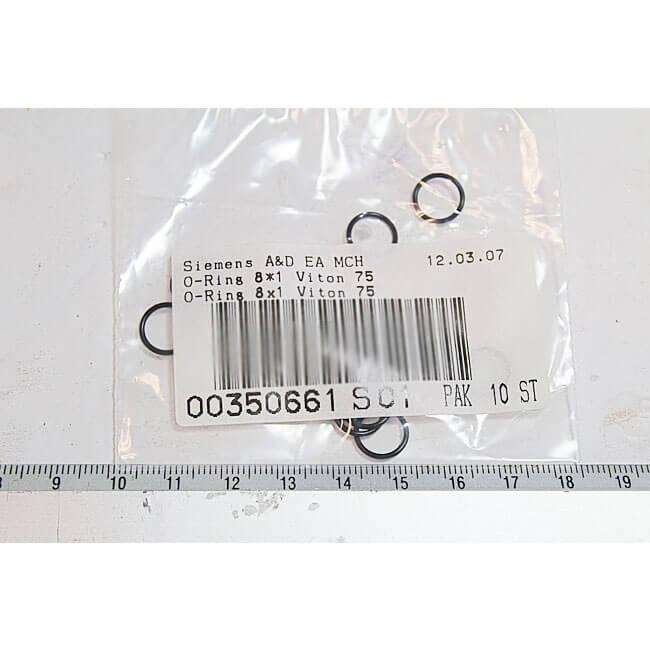 Siemens 00350661-01 O-Ring 8x1 Viton 75