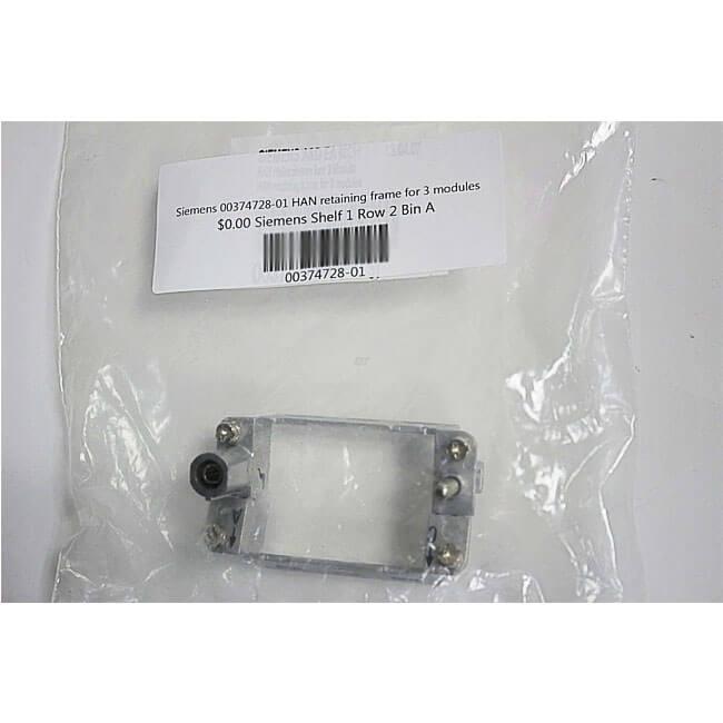 Siemens 00374728-01 HAN retaining frame for 3 modules