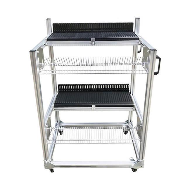 NXT Feeder Storage Cart SMT Production Line Usage FUJI SMT Feeder Trolley